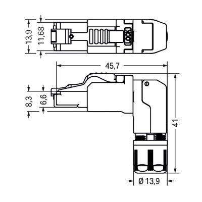 wtyk ETHERNET (750-979/000-022)