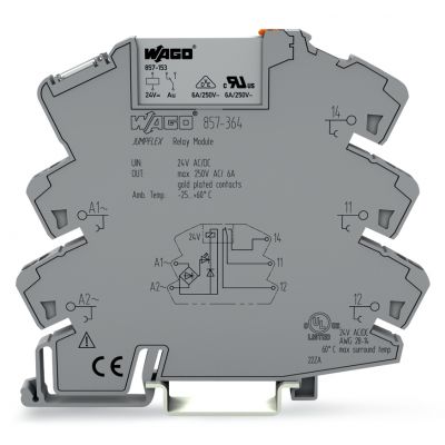 Podstawka z przekaźnikiem JUMPFLEX 240V AC/DC 1p 857-364 WAGO (857-364)