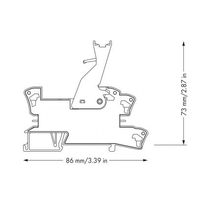 Podstawka z przekaźnikiem HF115 21V DC 2p 788-390 WAGO (788-390)