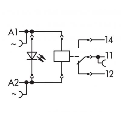 Podstawka z przekaźnikiem 115V AC 1p 788-507 WAGO (788-507)