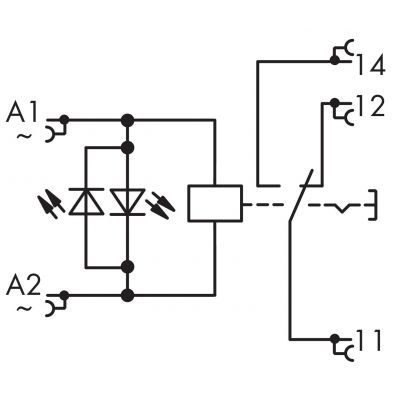 moduł przekaźnikowy w obudowie modułowej 230 V AC, 12A (789-1544)