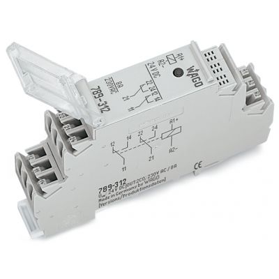 Przekaźnik instalacyjny 8A 2P 24V DC AgNi 789-312 WAGO (789-312)