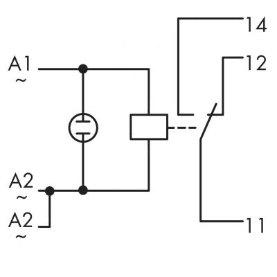 przekaźnik modułowy 230V AC 1p (789-508)