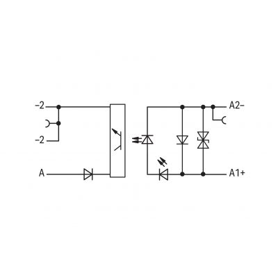 Złączka szynowa z optoseparatorem 24V DC/24V DC/100mA 859-794 /10szt./ WAGO (859-794)