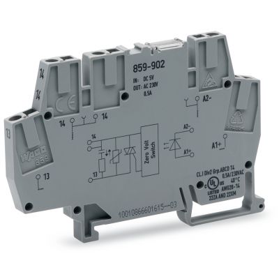 Optoseparator 5V DC / 230V AC / 0,5A / 2L / RC 859-902 WAGO (859-902)