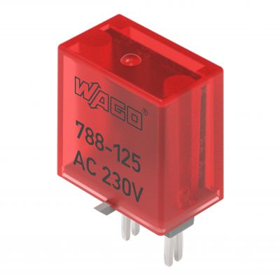 Dioda sygnalizacyjna 230V AC czerwona 788-125 /25szt./ WAGO (788-125)
