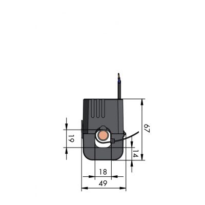 przekładnik prądowy z dzielonym rdzeniem 100 A/1 A (855-4001/100-001)