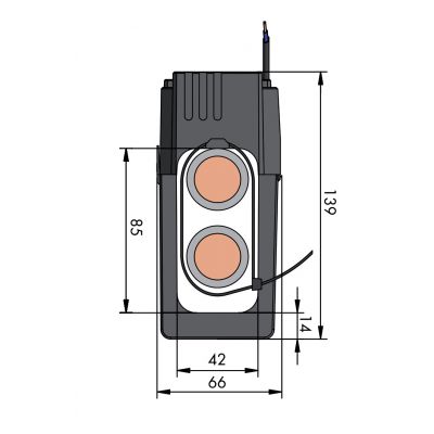 przekładnik prądowy z dzielonym rdzeniem 1000 A/1 A (855-5101/1000-000)