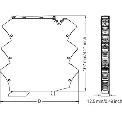 modularna pusta obudowa układ przyłączy 3/2 (2857-102)