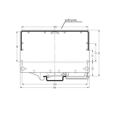Ścianka boczna podstawki montażowej grubość 8,75mm 288-626 WAGO (288-626)