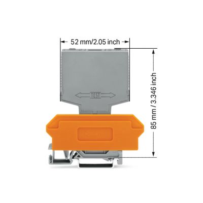 Moduł łącznikowy 1-polowy 250V 4A z przyciskiem 286-896 WAGO (286-896)