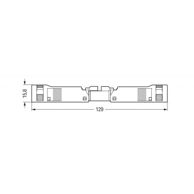 Wtyk 5-torowy czarny z obudową odciążającą naciąg WINSTA MINI 890-115 WAGO (890-115)