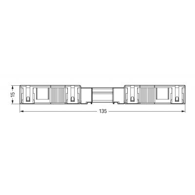 Wtyk 3-torowy z obudową odciążającą naciąg czarny 770-113 WINSTA WAGO (770-113)