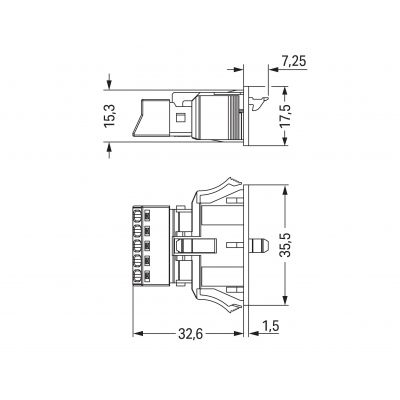 Wtyk 5-torowy SnapIn czarny WINSTA MINI 890-715 /50szt./ WAGO (890-715)