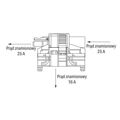 Wielowtyk 3-biegunowy kodowanie A WINSTA LINECT Linect 770-6223 /25szt./ WAGO (770-6223)