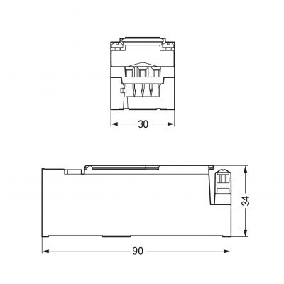 WINSTA IDC moduł odejściowy 3 x 2,5 mm2 (896-232)