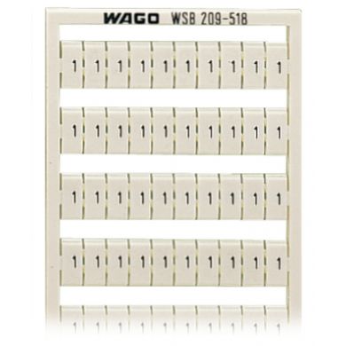 Ramka z oznacznikami 50x 1/2 209-518 /5szt./ WAGO (209-518)