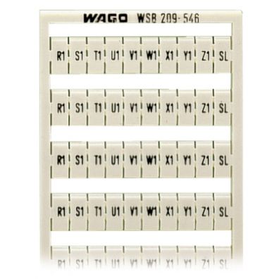 Ramka z oznacznikami 10x R1-SL 209-546 /5szt./ WAGO (209-546)