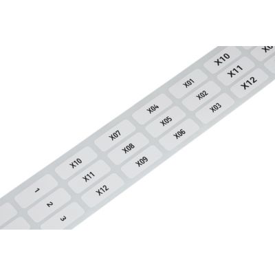 Etykieta samoprzylepna z poliestru o wymiarach 9,5x25mm biała 210-808 WAGO (210-808)