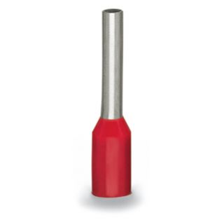 Tulejka 1mm2 czerwona długość 10mm 216-243 /1000szt./ WAGO (216-243)