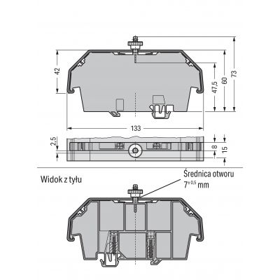 Pokrywa typ 1 długość 1 m 709-153 WAGO (709-153)