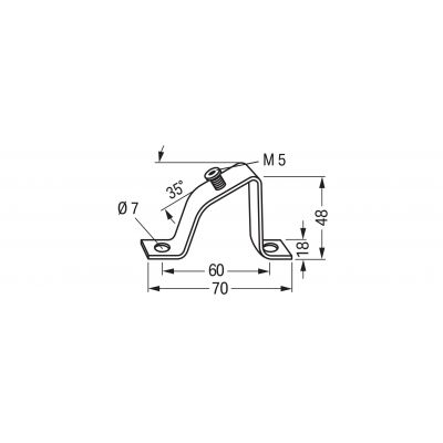 profil do mocowania szyn montażowych (210-148/000-001)