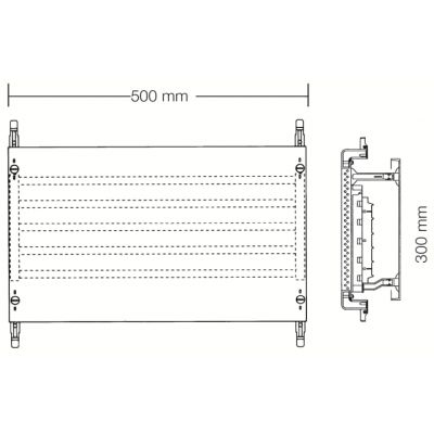 ED72SA Zestaw łączeniowy 2F do szyn (2CPX037813R9999)