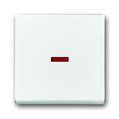 CARAT/FUTURE/SOLO/AXCENT  Klawisz z czerwonym okienkiem biały studyjny (2CKA001751A3091)