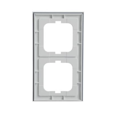 AXCENT Ramka 2-krotna  białe szkło (2CKA001754A4438)