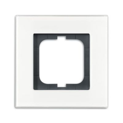 CARAT Ramka 1-krotna  białe szkło (2CKA001754A4442)