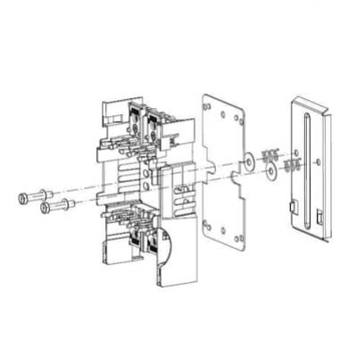 XLP00 Snap for double DIN rail (1SEP407897R0001)