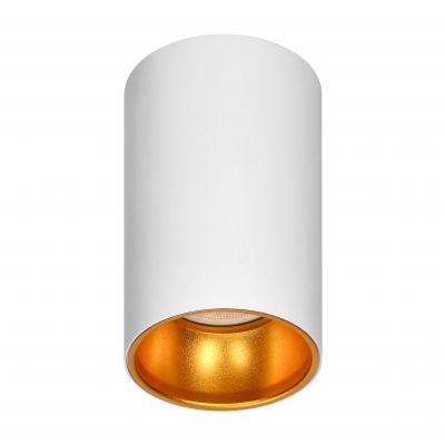 ELIZA, oprawa typu downlight, GU10 max. 35W, IP20, okrągła, biało-złota, aluminium (AD-OD-6521/W-C)