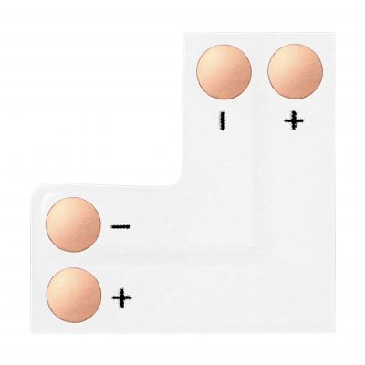 Złączka LED 8mm kątowa "L" (AD-TL-6499/Z/L)