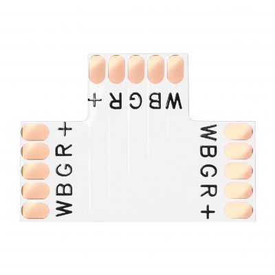 Złączka LED RGBW 12mm trójnik "T" (AD-TL-6499/Z/T/RGBW)