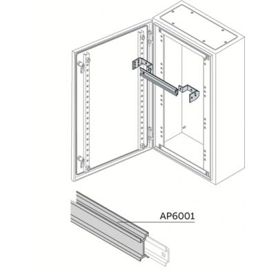 GD8006 Szyn.DIN w=800mm SR zestaw (GD8006)