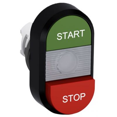 Przycisk podwójny START-STOP przezroczyste pole podświetlany MPD15-11C (1SFA611144R1108)