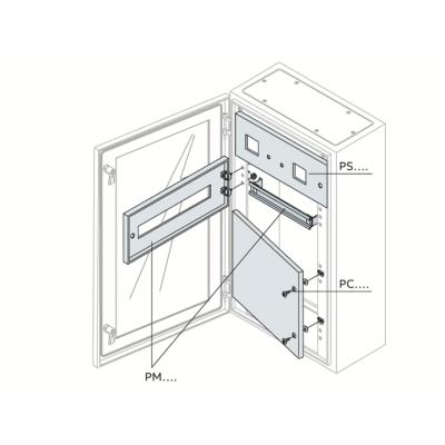 PS2476K Na zawias. instr.panel72x72-200x400mm (PS2476K)