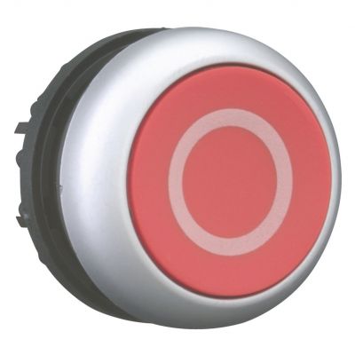 M22-D-R-X0 Przycisk czerwony /O/ z samopowrotem płaski 216605 EATON (216605)