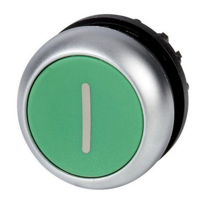 M22-D-G-X1 Przycisk zielony /I/ z samopowrotem płaski 216607 EATON (216607)