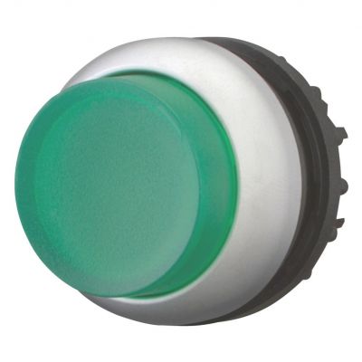 M22-DRLH-G Przycisk zielony  bez samopowrotu i z możliwością podświetlenia wystający 216796 EATON (216796)