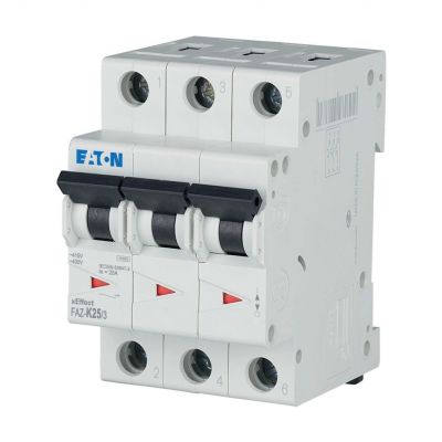 FAZ-K25/3 Wyłącznik nadprądowy 10kA K25A 3P 278913 EATON (278913)