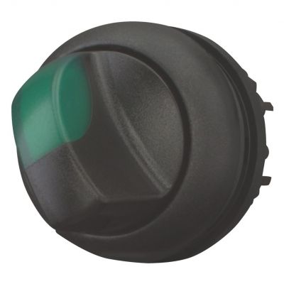 M22S-WLKV-G Napęd przełącznika 2 położeniowy zielony z podświetleniem bez samopowrotu 284540 EATON (284540)