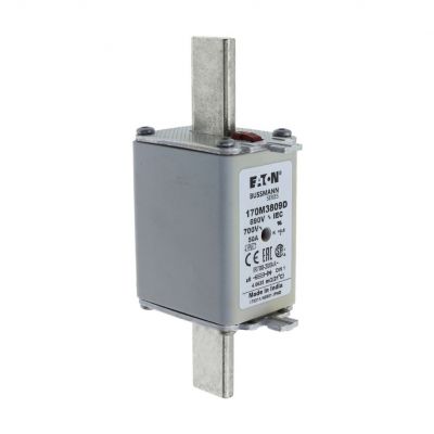 FUSE 50A 690V aR DIN 1 HSDNH Wkładka szybka 50A 690V aR DIN 1 podwójny wskaźnik 170M3809D EATON (170M3809D)