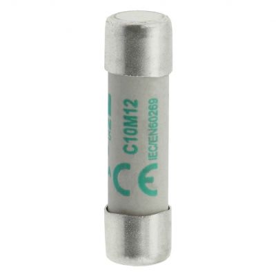 CYLINDRICAL FUSE 10 x 38 12A AM 500V AC Wkładka cylindryczna 10 x 38mm 12A AM 500V AC C10M12 EATON (C10M12)