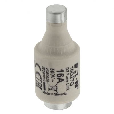 FUSE 16A DII/E27 500VAC Wkładka DII 16A 500VAC E27 16D27Q EATON (16D27Q)