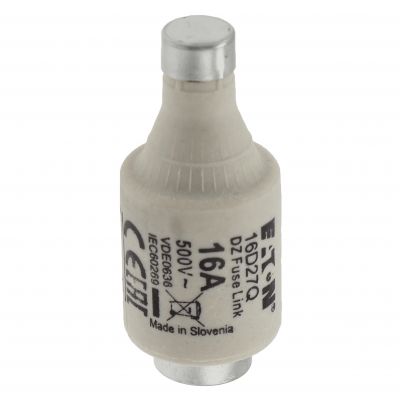 FUSE 16A DII/E27 500VAC Wkładka DII 16A 500VAC E27 16D27Q EATON (16D27Q)