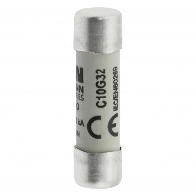 CYLINDRICAL FUSE 10 x 38 32A GG 400V AC Wkładka cylindryczna 10 x 38mm 32A GG 400V AC C10G32 EATON (C10G32)