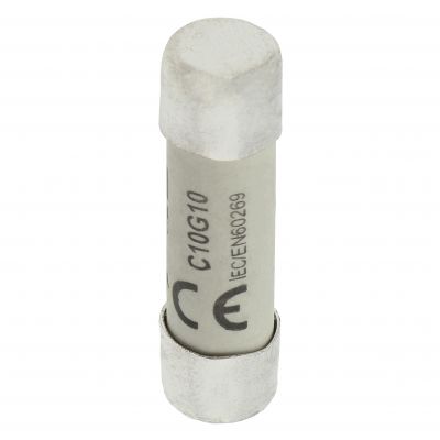 CYLINDRICAL FUSE 10 x 38 10A GG 500V AC Wkładka cylindryczna 10 x 38mm 10A GG 500V AC C10G10 EATON (C10G10)