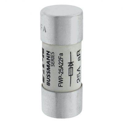 25AMP 700VAC 22 X 58MM FERRULE 25AMP 700VAC 22 X 58MM cylindryczna do półprzewodników FWP-25A22F EATON (FWP-25A22F)