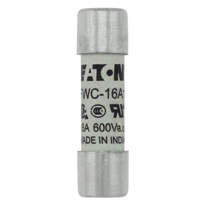 16AMP 600VAC FERRULE 10 X 38MM 16AMP 600VAC cylindryczna 10 X 38mm FWC-16A10F EATON (FWC-16A10F)